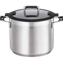 Rösle Silence Pro soeppan met glasdeksel ø 24 cm rvs