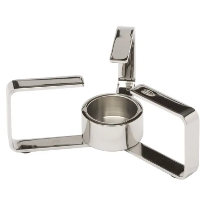 Rösle theelicht opvouwbaar 17 cm rvs glans