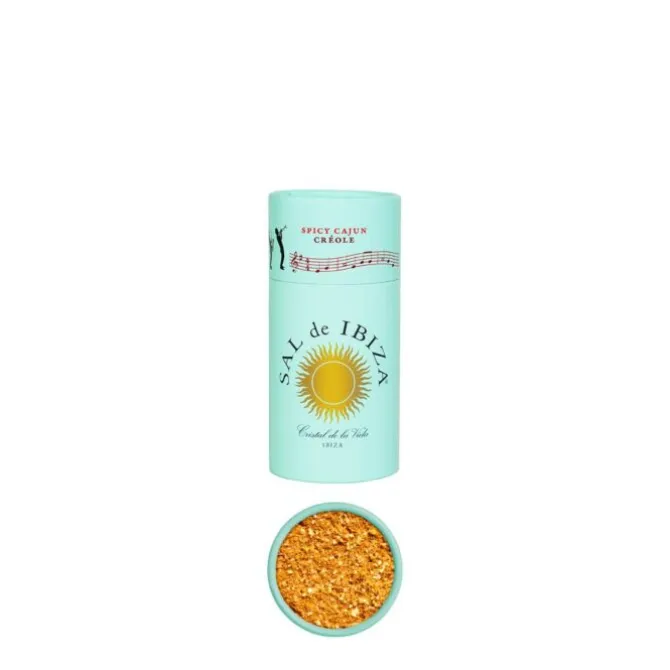 Sal de Ibiza Granito zeezout met spicy cajun kruiden 90 gram