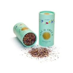 Sal de Ibiza Granito zeezout met bloemblaadjes 75 gram