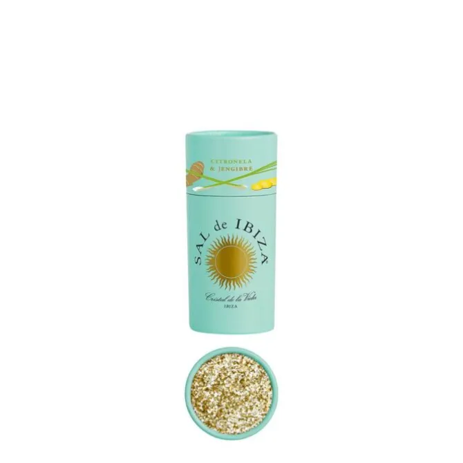 Sal de Ibiza Granito zeezout met citroengras en gember 90 gram