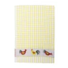 Samuel Lamont Poli-dri theedoek jacquard Yellow / Chicken