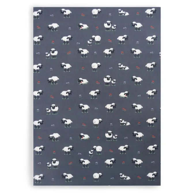 Samuel Lamont theedoek Fluffy Flock Grey