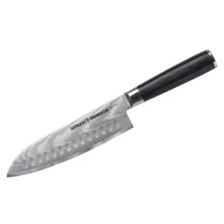 Samura Damascus Santoku met kuiltjes 18 cm damaststaal