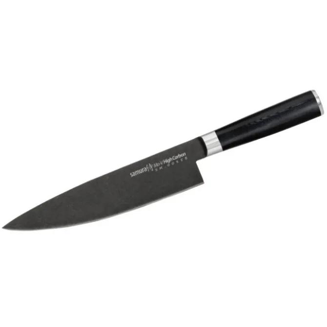 Samura MO-V Stonewash koksmes 20 cm AUS-8 staal