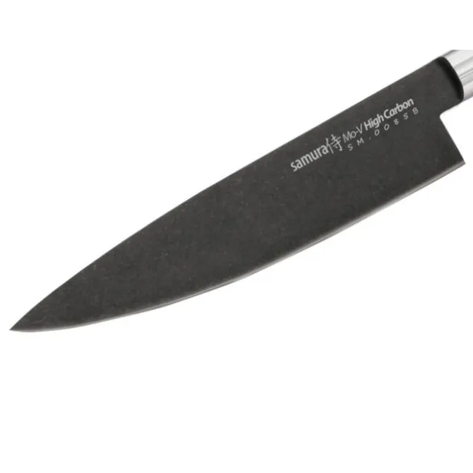 Samura MO-V Stonewash messenset AUS-8 staal 3-delig