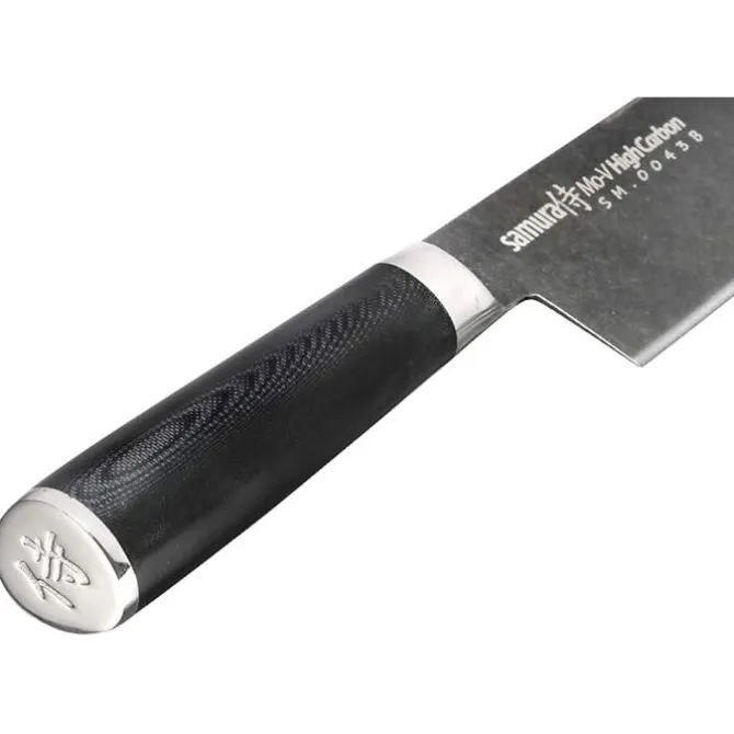 Samura MO-V Stonewash Nakiri 16,7 cm AUS-8 staal