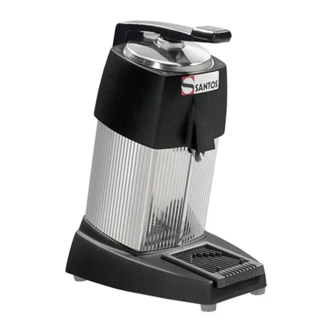 Santos Super Nero elektrische citruspers rvs zwart