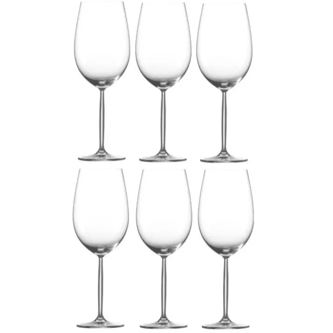 Schott Zwiesel Diva 130 Bordeaux bokaal 770 ml kristalglas 6 stuks