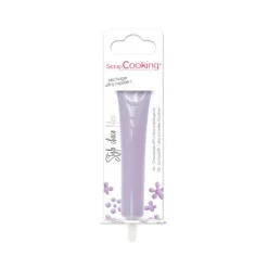 ScrapCooking chocolade decoratiepen 25 gram lila