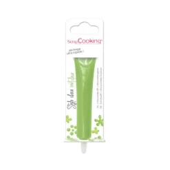 ScrapCooking chocolade decoratiepen 25 gram lichtgroen