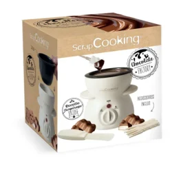 ScrapCooking chocoladefondueset voor 250 gram wit
