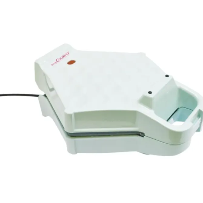 ScrapCooking elektrische bubbelwafelmaker zeegroen