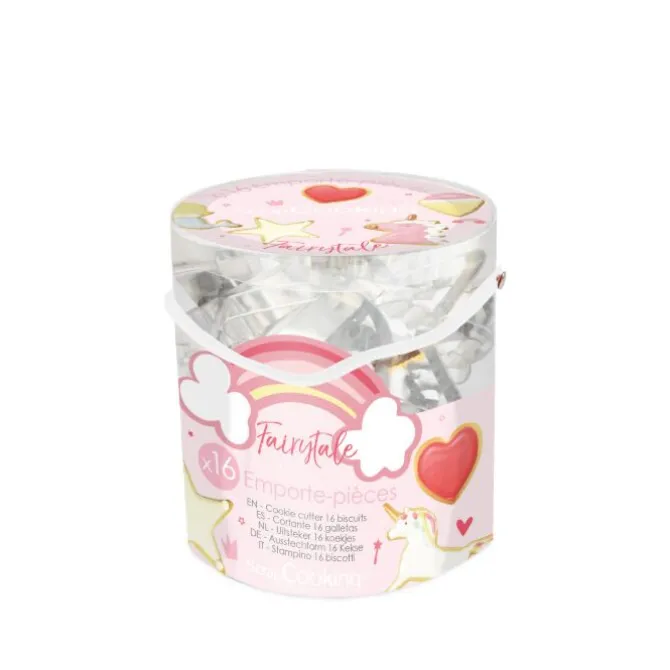 ScrapCooking Fairytale uitsteekvormenset rvs 16-delig