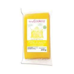 ScrapCooking fondant 250 gram geel