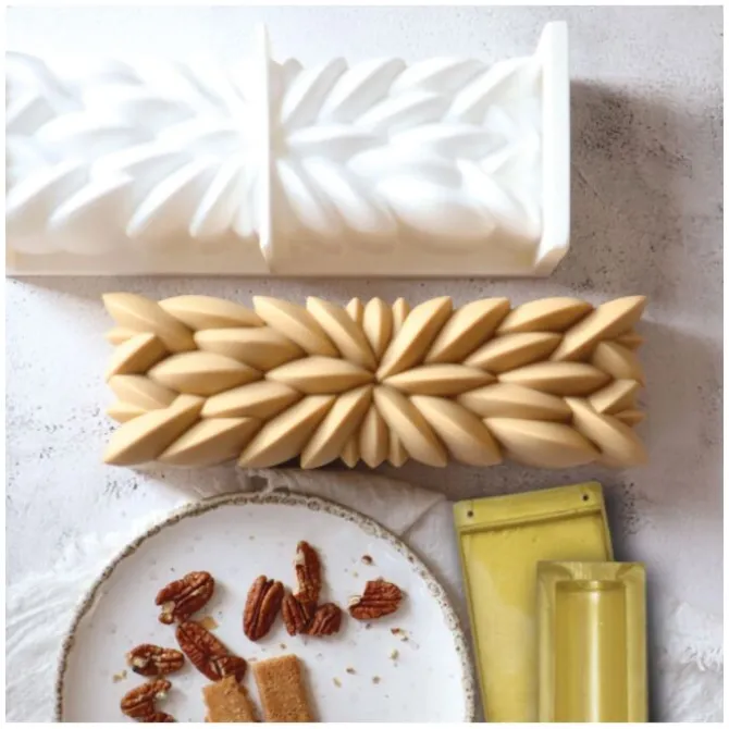 ScrapCooking Instant boomstam bakvorm silicone goud 3-delig