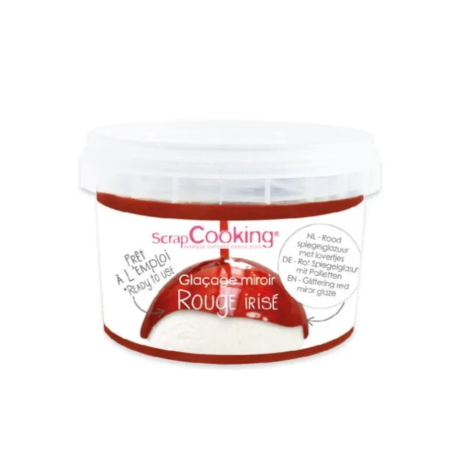 ScrapCooking Mirror Glaze mix 300 gr rood
