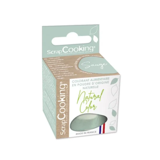 ScrapCooking Natural Origin kleurstofpoeder 10 gram Sage
