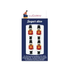 Scrapcooking Suikerdecoratie Nutcracker 4 stuks