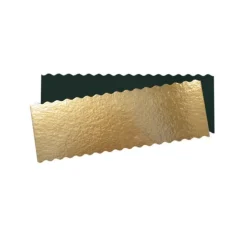 Scrapcooking Taart onderlegger 30 x 10 cm karton 5 stuks goud