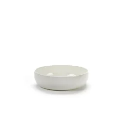 Serax Base diep bord ø 16 cm hoogte 4,5 cm porselein wit geglazuurd