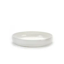 Serax Base diep bord ø 24 cm hoogte 4,5 cm porselein wit geglazuurd
