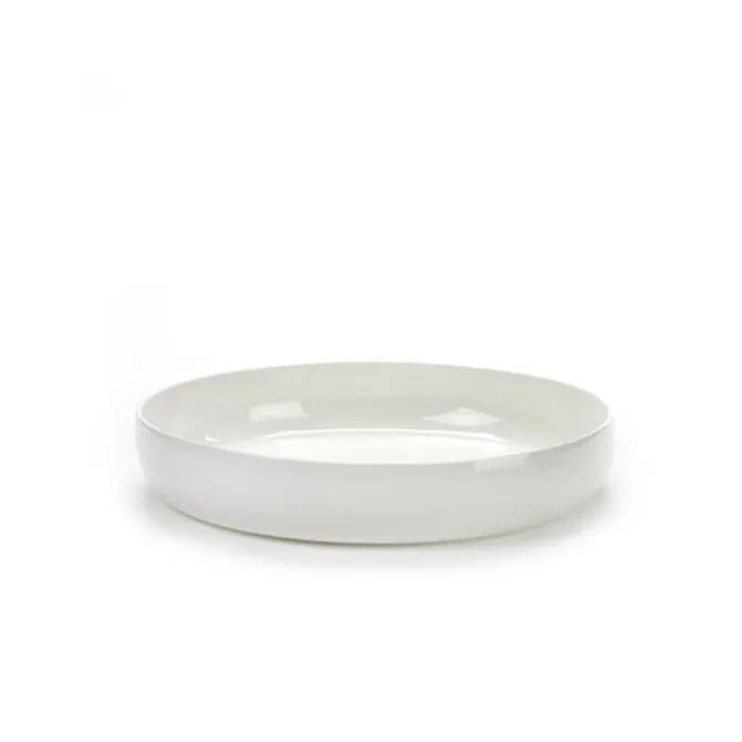 Serax Base diep bord ø 24 cm hoogte 4,5 cm porselein wit geglazuurd