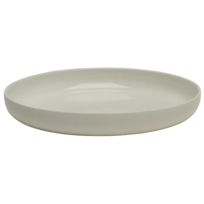 Serax Base hoog bord ø 20 cm hoogte 3 cm porselein wit glanzend