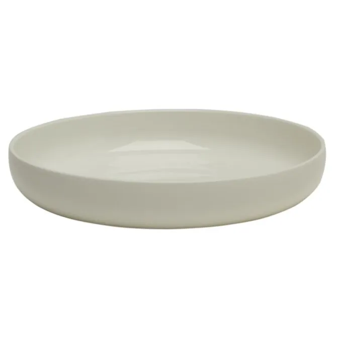Serax Base hoog bord ø 16 cm hoogte 3 cm porselein wit glanzend
