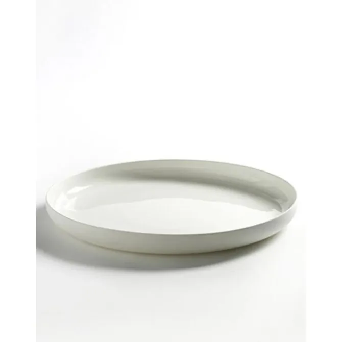 Serax Base hoog dinerbord ø 32 cm hoogte 3 cm porselein wit mat