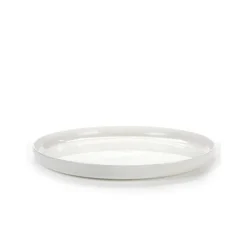 Serax Base hoog dinerbord ø 32 cm hoogte 3 cm porselein wit glans