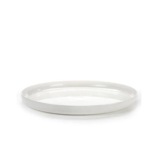 Serax Base hoog dinerbord ø 32 cm hoogte 3 cm porselein wit glans