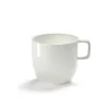 Serax Base koffiekop 280 ml ø 8 hoogte 7,5 cm porselein wit glanzend