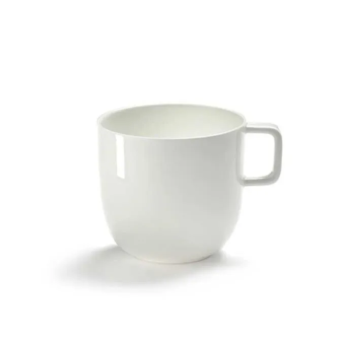 Serax Base koffiekop 280 ml ø 8 hoogte 7,5 cm porselein wit glanzend