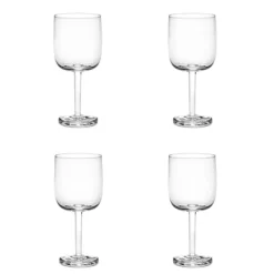Serax Base rode wijnglas recht 350 ml ø 8 cm h 18 cm glas 4 stuks