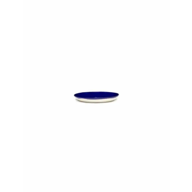 Serax Feast by Ottolenghi bord XS ø 16 cm h 2 cm aardewerk Lapis Lazuli + Artichoke White