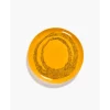 Serax Feast by Ottolenghi bord L ø 26 cm h 2 cm aardewerk Sunny Yellow + Swirl-Dots Black