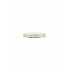 Serax Feast by Ottolenghi bord M ø 22 cm h 2 cm aardewerk White + Pepper Black