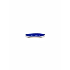 Serax Feast by Ottolenghi bord S ø 19 cm h 2 cm aardewerk Lapis Lazuli + Pepper White