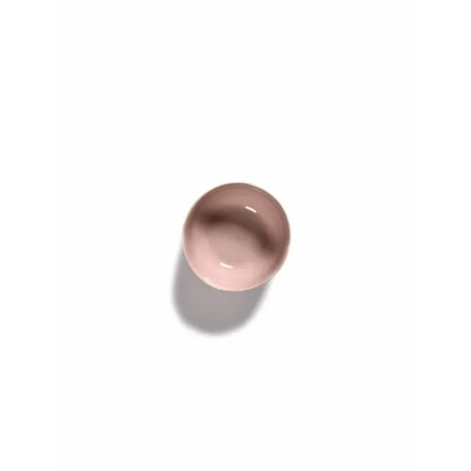 Serax Feast by Ottolenghi kom S ø 15 cm h 7 cm aardewerk Delicious Pink + Swirl-Stripes Blue