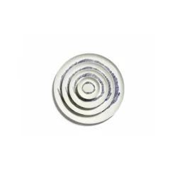 Serax Feast by Ottolenghi schotel S ø 11 cm h 2 cm aardewerk White + Swirl-Stripes Blue