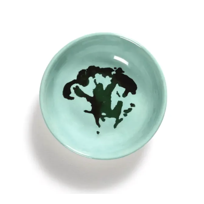 Serax Feast by Ottolenghi schotel S ø 11 cm h 2 cm aardewerk Azure + Broccoli Green
