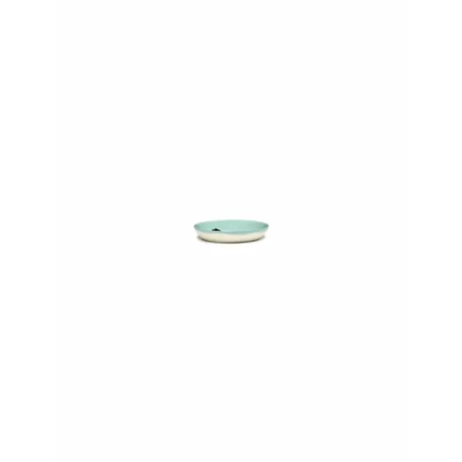 Serax Feast by Ottolenghi schotel S ø 11 cm h 2 cm aardewerk Azure + Broccoli Green