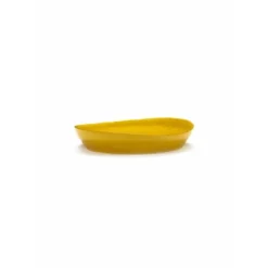 Serax Feast by Ottolenghi serveerschaal M ø 34 cm h 4 cm aardewerk White + Swirl Stripes Blue