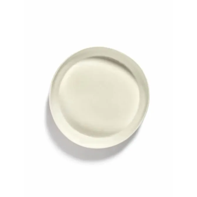 Serax Feast by Ottolenghi serveerschaal L ø 36 cm h 6 cm aardewerk White + Swirl Stripes Red