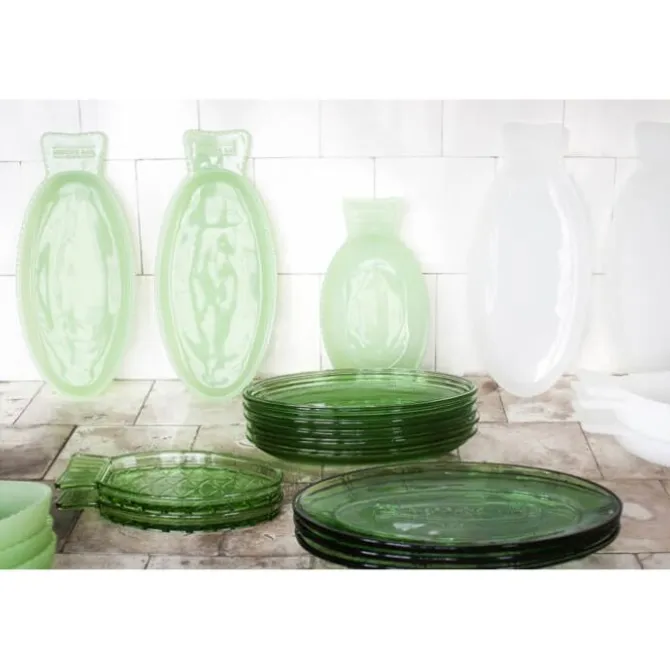 Serax Fish & Fish cocktailglas ø 7,5 cm glas transparant groen