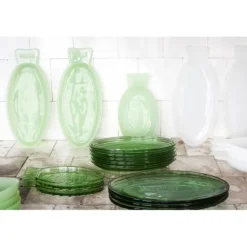 Serax Fish & Fish limonadeglas ø 7 cm glas groen