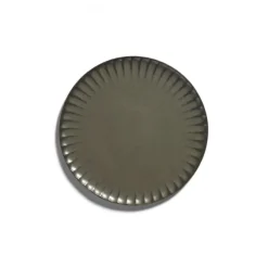 Serax INKU by Sergio Herman bord XL ø 27 cm h 1,7 cm aardewerk groen