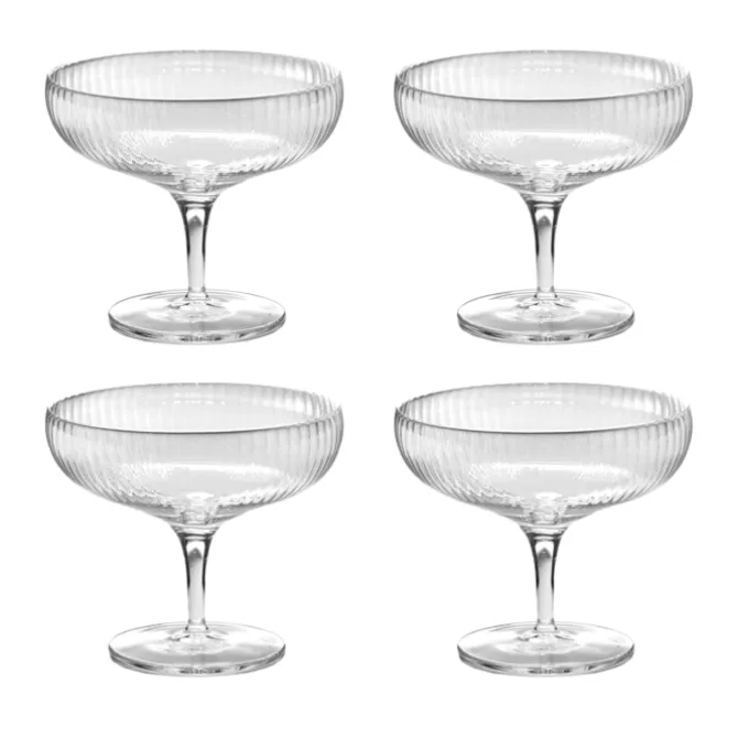 Serax INKU by Sergio Herman champagnecoupe glas 150 ml glas 4 stuks
