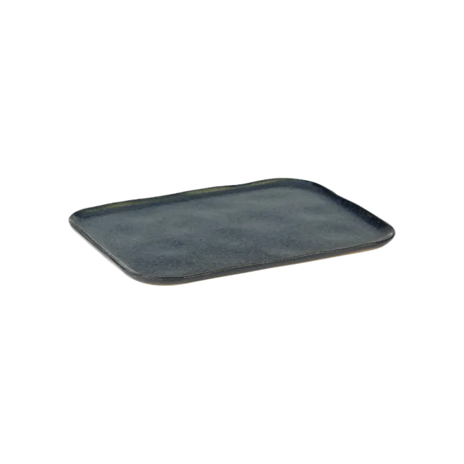 Serax Merci bord rechthoekig no 1 XL zandsteen 32 x 23 cm grijsblauw